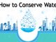 How to Conserve Water