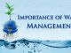 Importance of water management